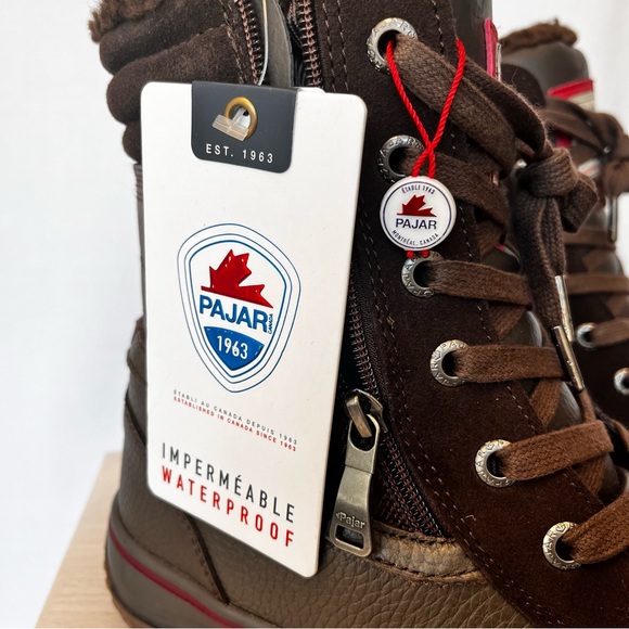 New with Tags!!! Pajar Brown Waterproof Men’s Winter Boots- Size 8 main image 4